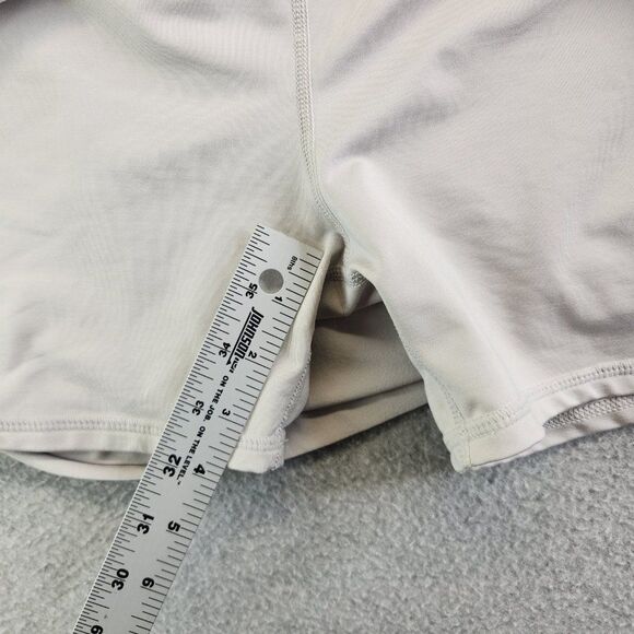 Athleta Expedition Skort Womens 8 Gray Mini Skirt Zip Front Hiking Tennis Golf - Picture 14 of 16